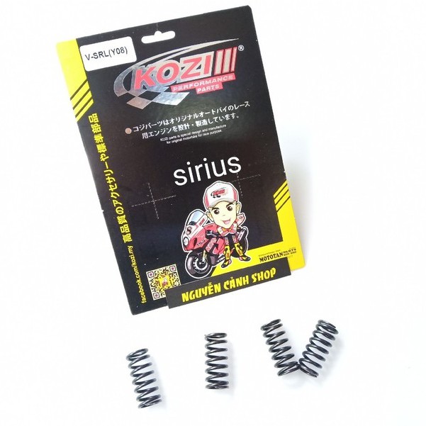 lò xo nồi xe sirius kozi độ