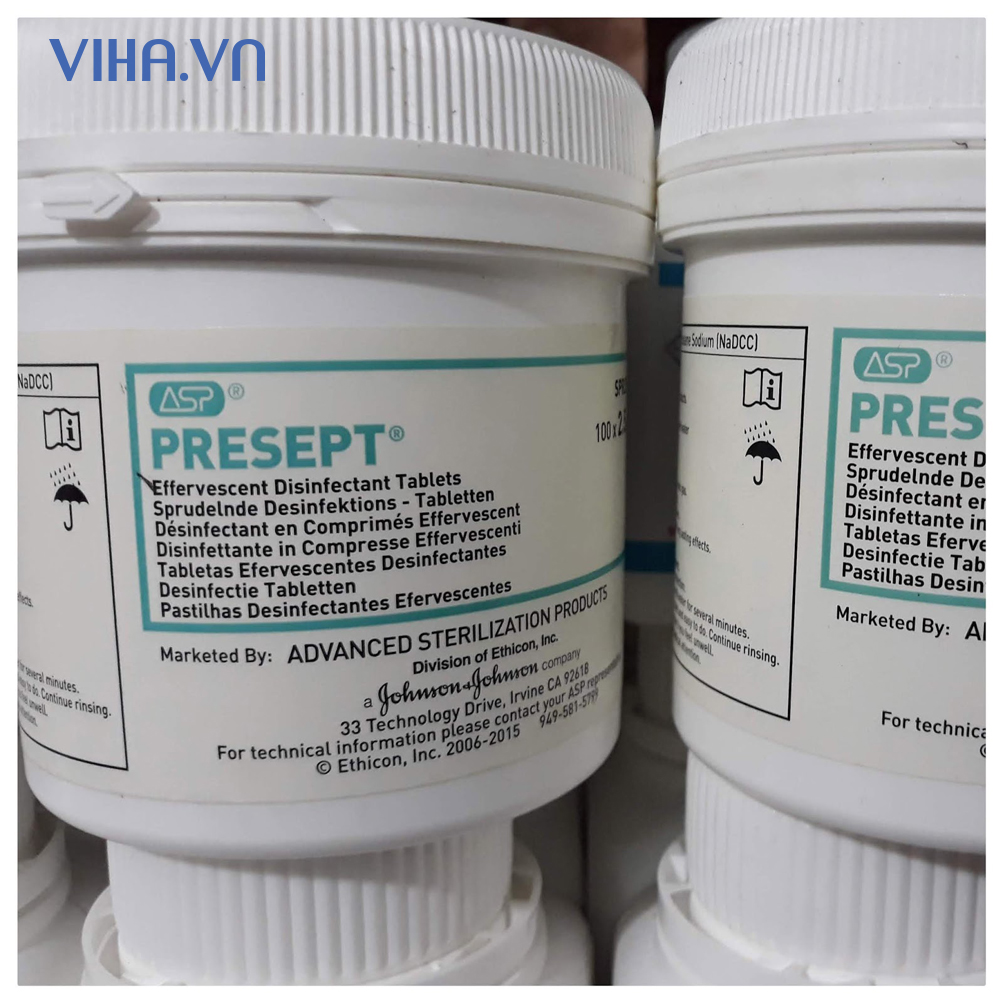 Viên sát khuẩn Presept 2.5 gr
