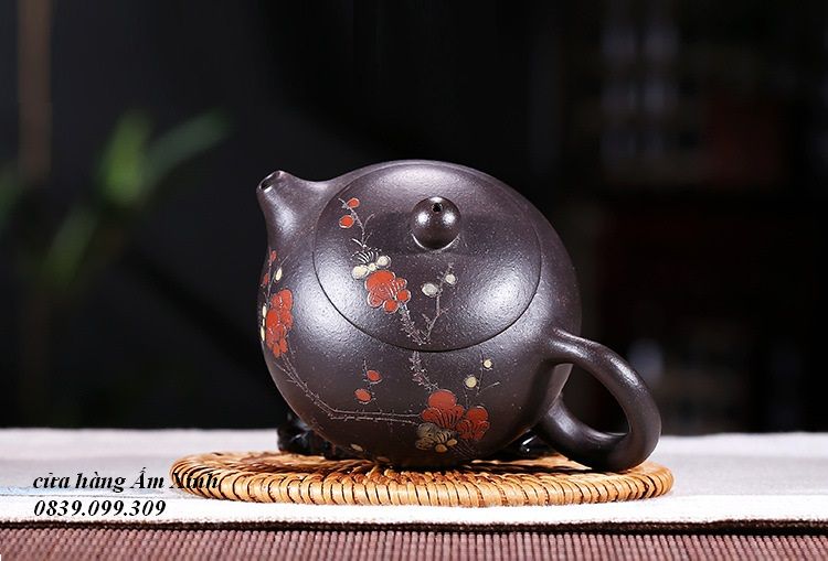 Ấm tử sa nghi hưng tây thi 180 ml