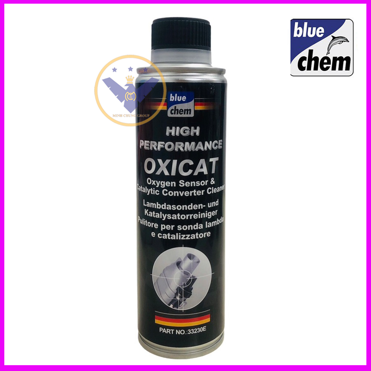 COMBO 4 sản phẩm chăm sóc xe ô tô máy xăng Bluechem