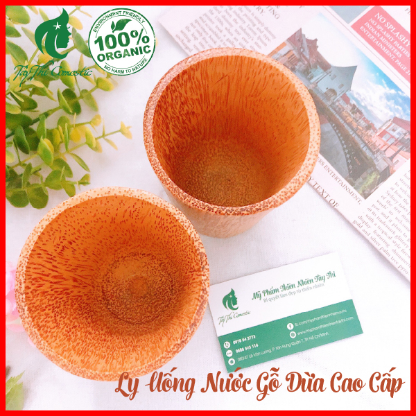 Ly Uống Nước Gỗ Dừa Cao Cấp