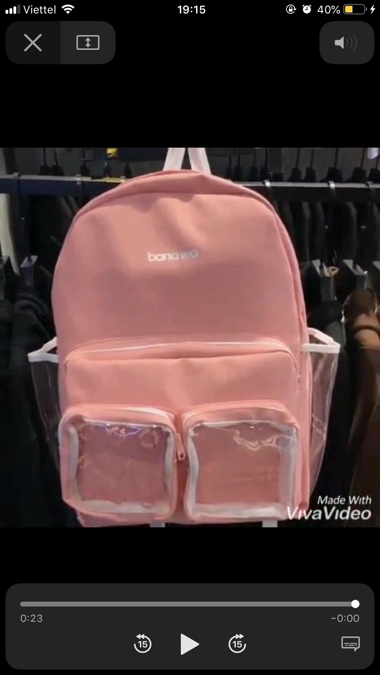 BALO BANAWA LOWKEY HIGHKEY BACKPACK UNISEX ( CÓ SẴN  ĐEN HỒNG)