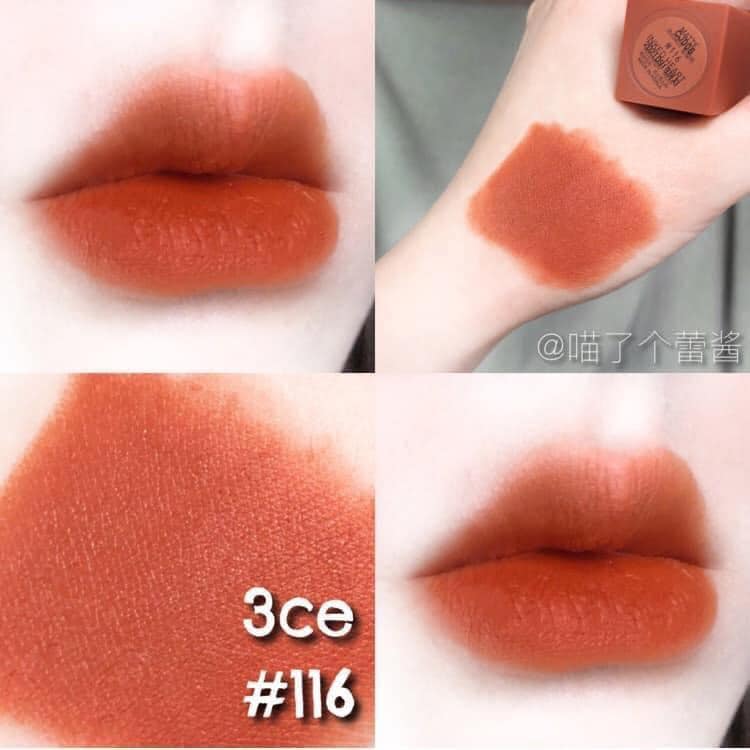son 3CE cam đất mã 116