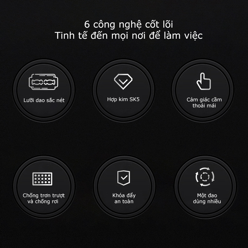 Dao trổ thép SK5 siêu sắc, dao cắt giấy-Cozy520