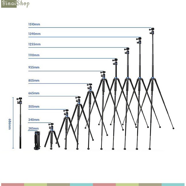 Chân đế tripod cho máy ảnh Benro IS05