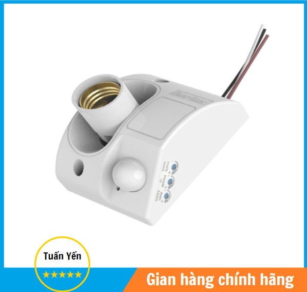Đui đèn cảm biến rạng đông đcb01.pir e27/300w