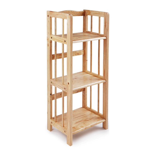 [HCM]Kệ sách 3 tầng rộng 38cm bằng gỗ (Tự nhiên)