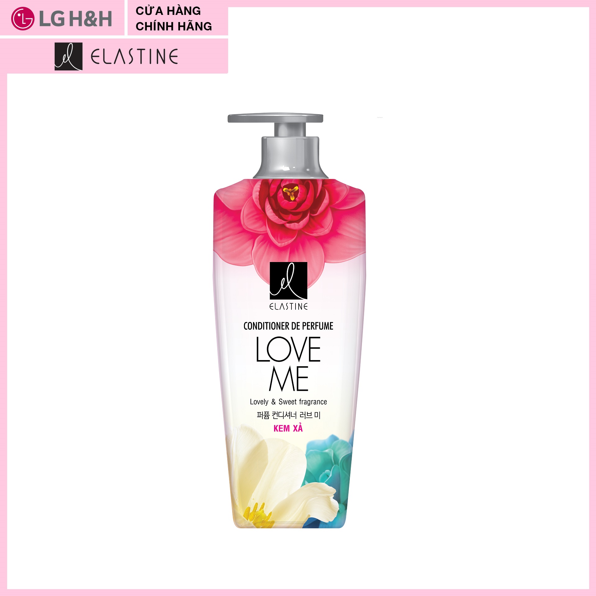 Dầu xả Elastine De Perfume hương nước hoa Love Me 600ml
