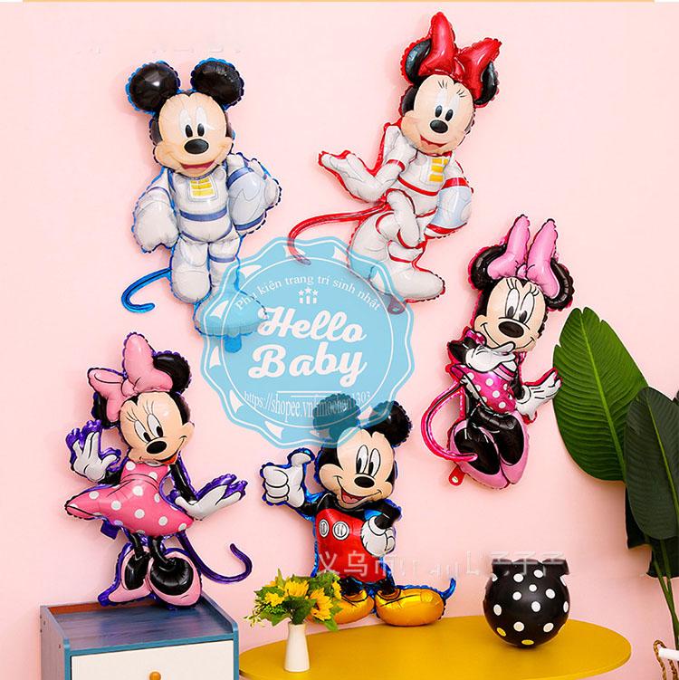 Bóng trang trí hình chuột Micky/Minnie (60cm)