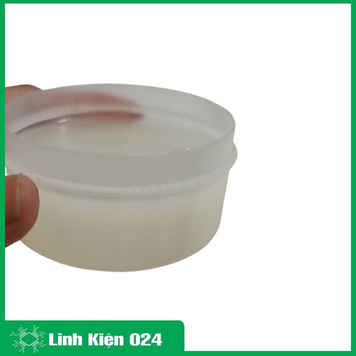 Mỡ hàn thiếc Soldering Flux Paste ZJ-18 hỗ trợ hàn mạch khối lượng thực 10g / 100g màu mỡ trắng, vàng