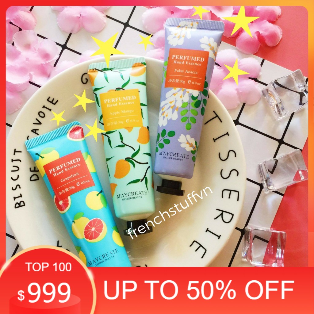[COMBO 3 TUÝP] Kem Dưỡng Da Tay Mini Maycreate Chính Hãng