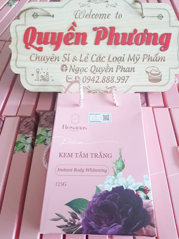 Kem tắm trắng Rosanas