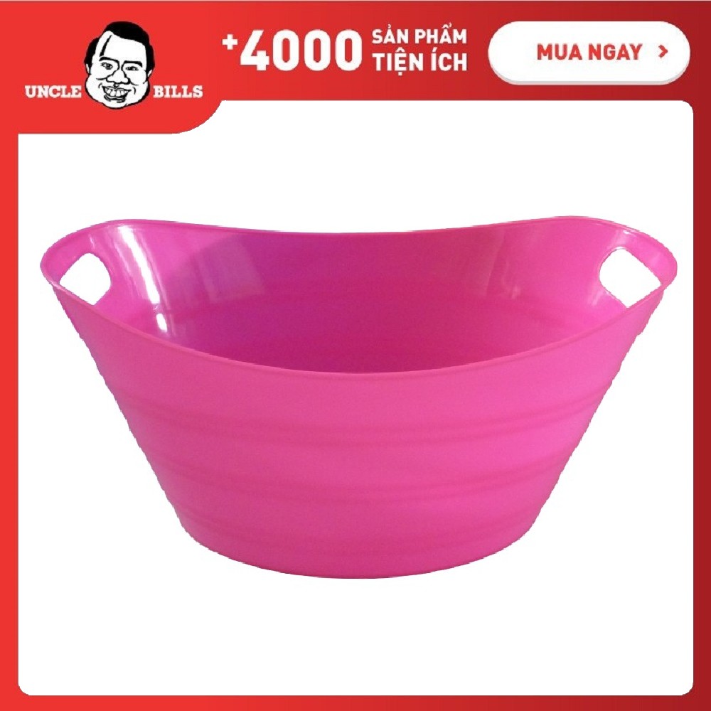 Thau Đựng Đồ OVAL 34X21X17 UBL KS0153 (Hồng)
