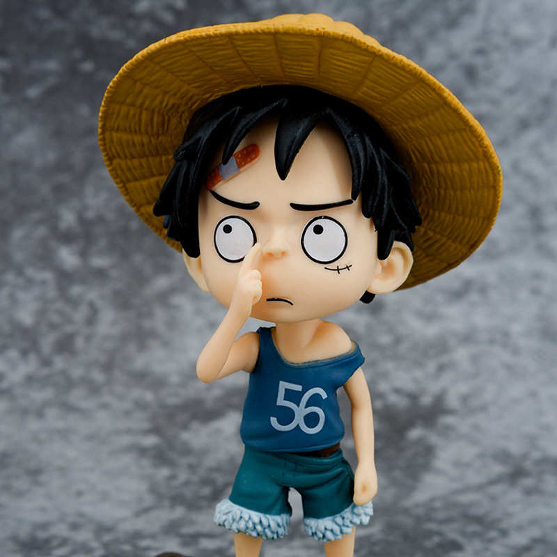 (Siêu cute) Mô hình Monkey D Luffy ngoáy mũi cực kì đáng yêu