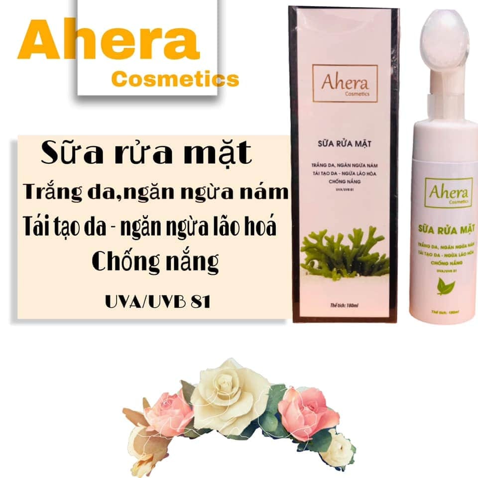 Sữa Rửa Mặt Đầu Cọ Silicon AHERA .