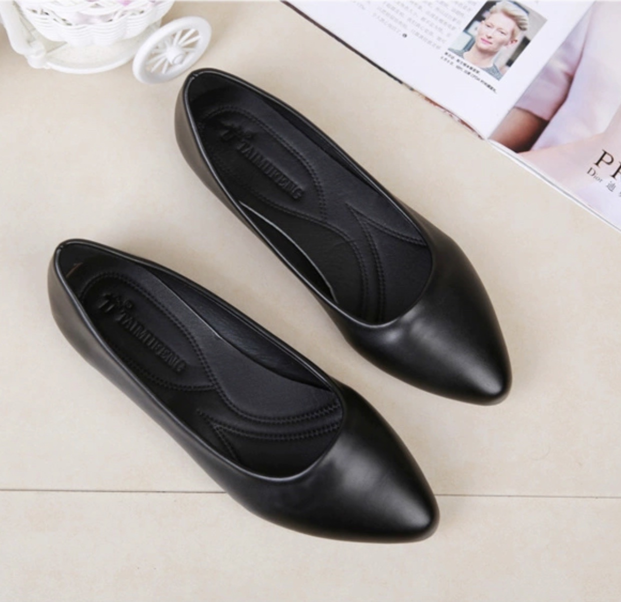 Giày búp bê nữ thời trang siêu mềm êm chân-M1