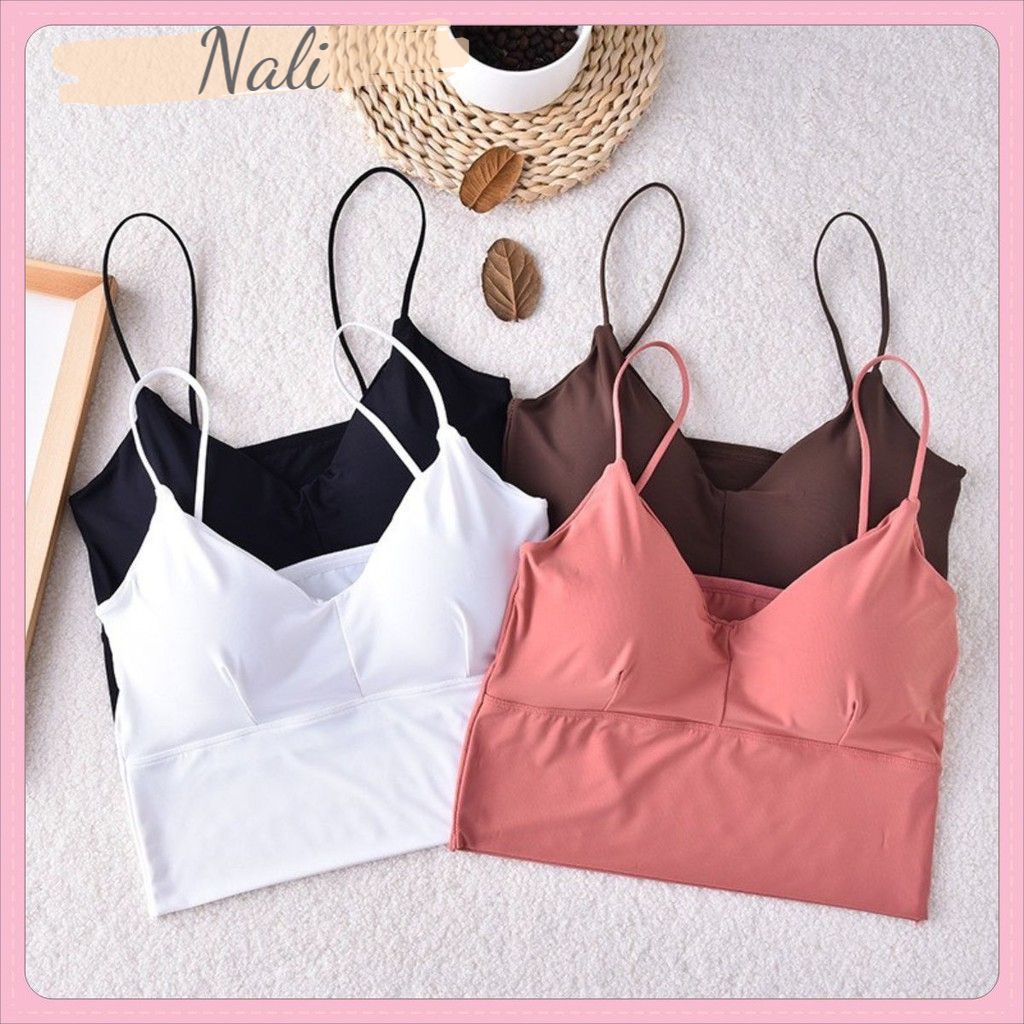 Áo bra dây mảnh sexy, bralette đúc su mút mỏng NL059