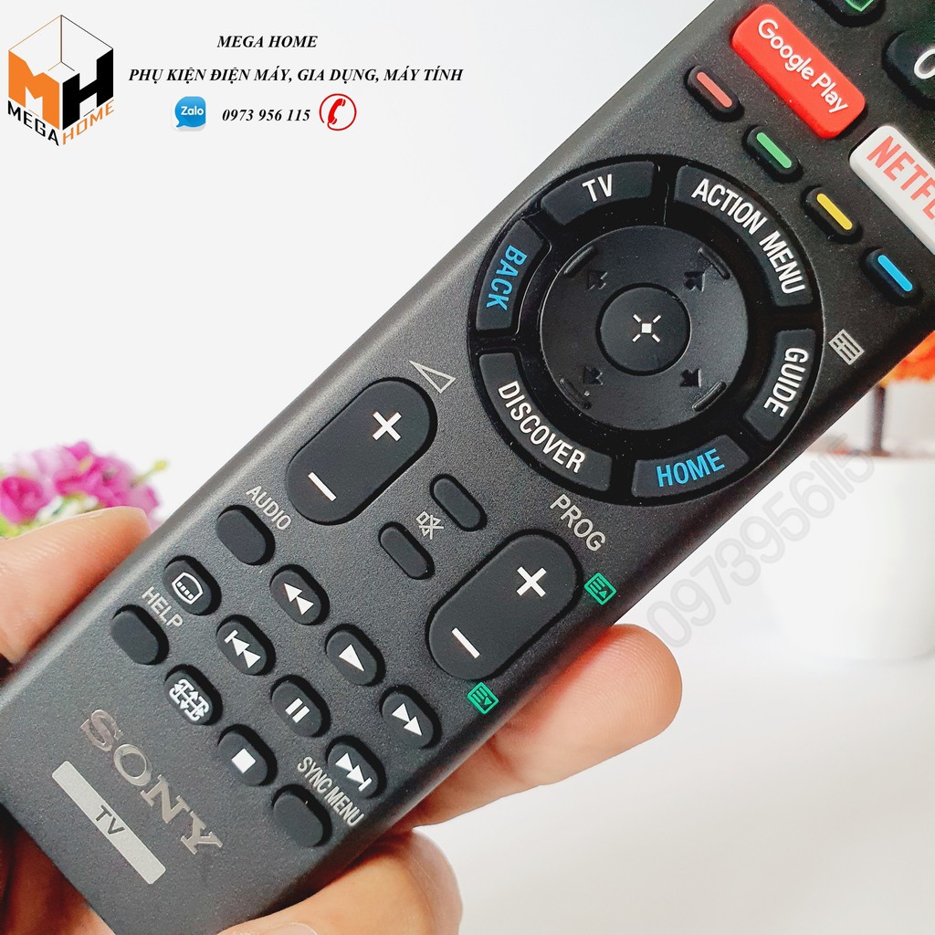 Điều khiển remote giọng nói tivi For sony smart (hàng mới 100)