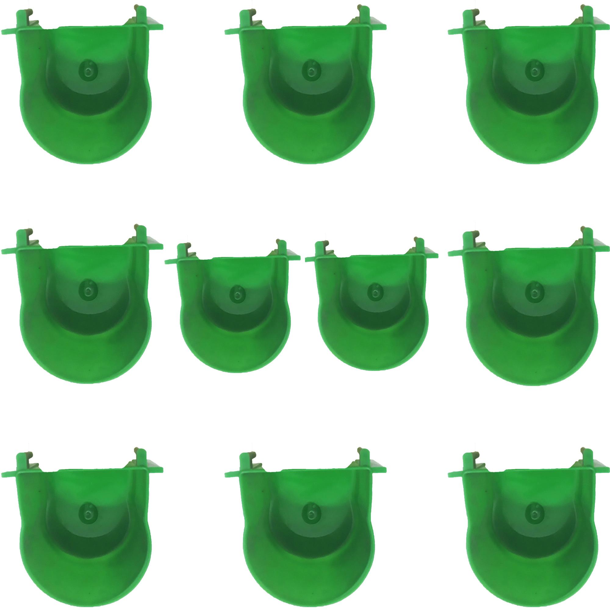 Combo 10 Máng Nhựa Đựng Thức Ăn Nước Uống Cho Gà Chim Chó Mèo - Phụ Kiện Thú Nuôi