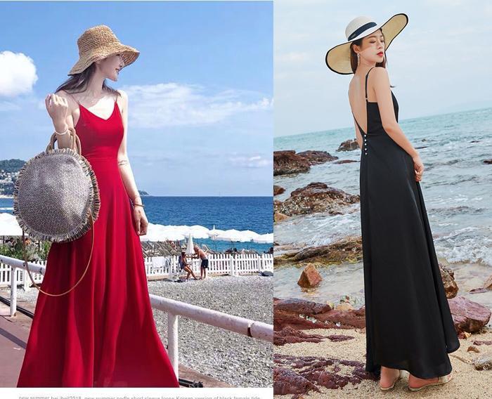 ĐẦM MAXI HỞ LƯNG GỢI CẢM
