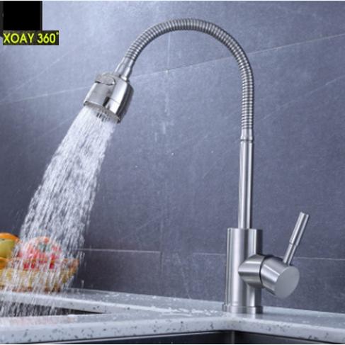 [HCM]Đầu vòi 2 chế độ thông minh tiết kiệm nước ( ĐẦU VÒI INOX 2 Chế Độ)