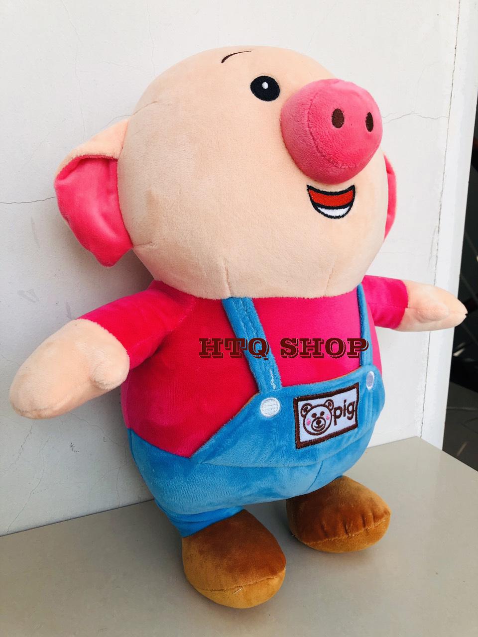 Gấu bông Heo dễ thương mặc yếm - 50cm