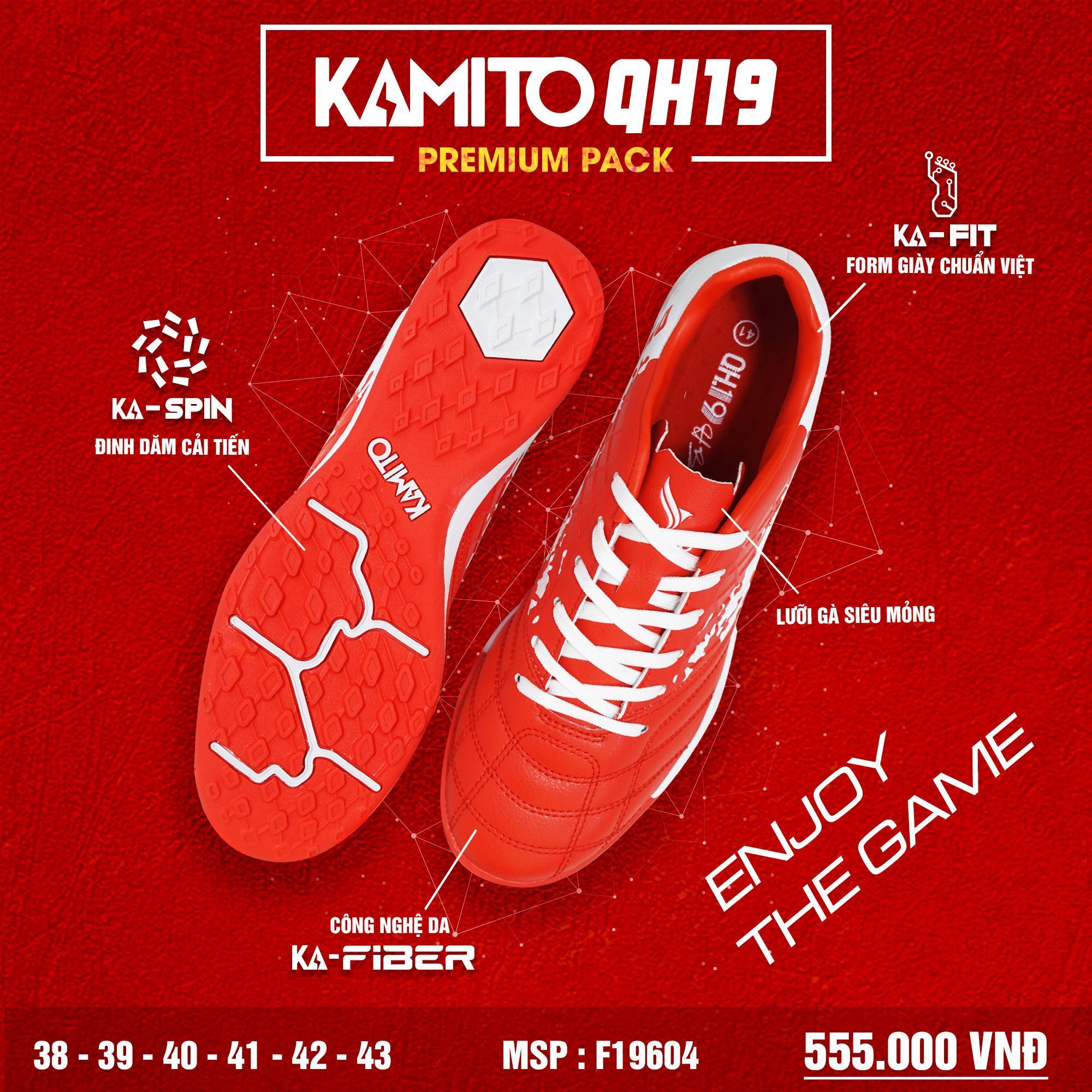 Giày đá bóng quang hải Kamito QH19