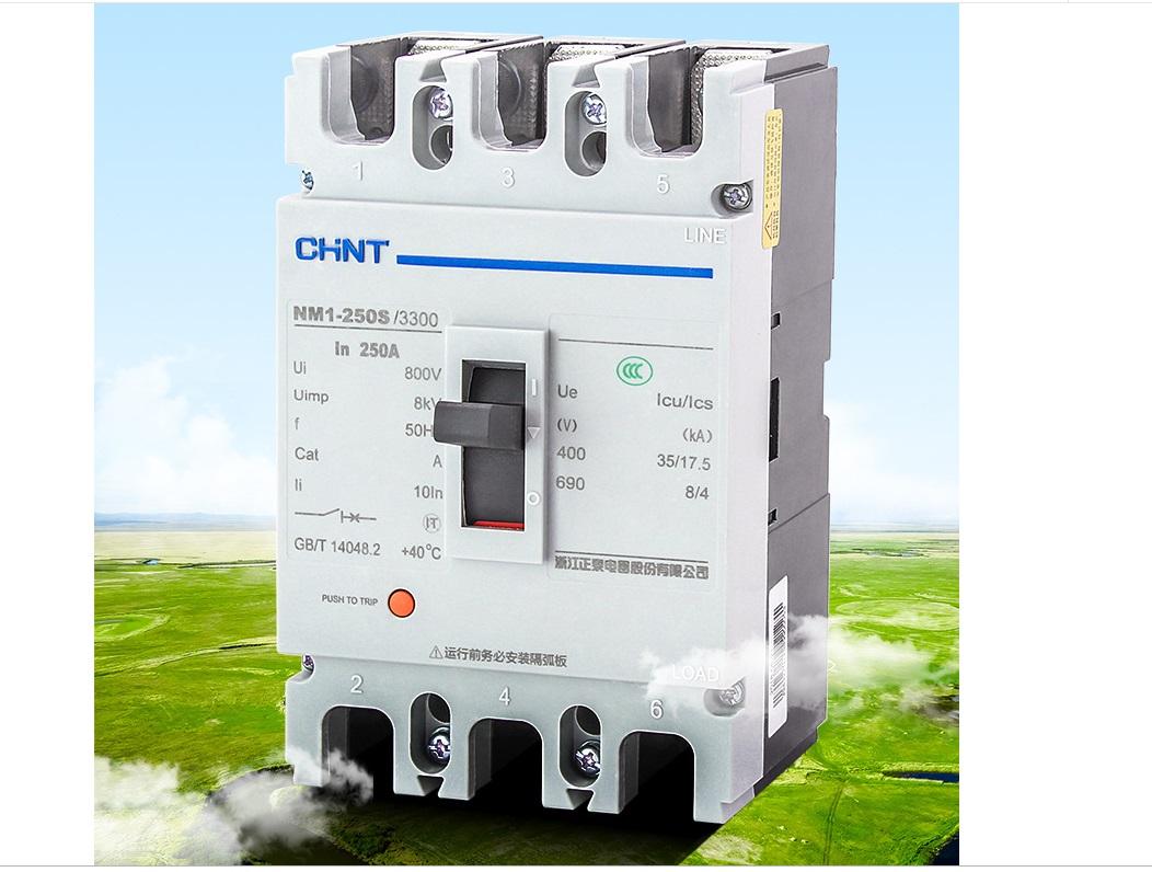 Aptomat 3P chint MCCB 200A - 630A