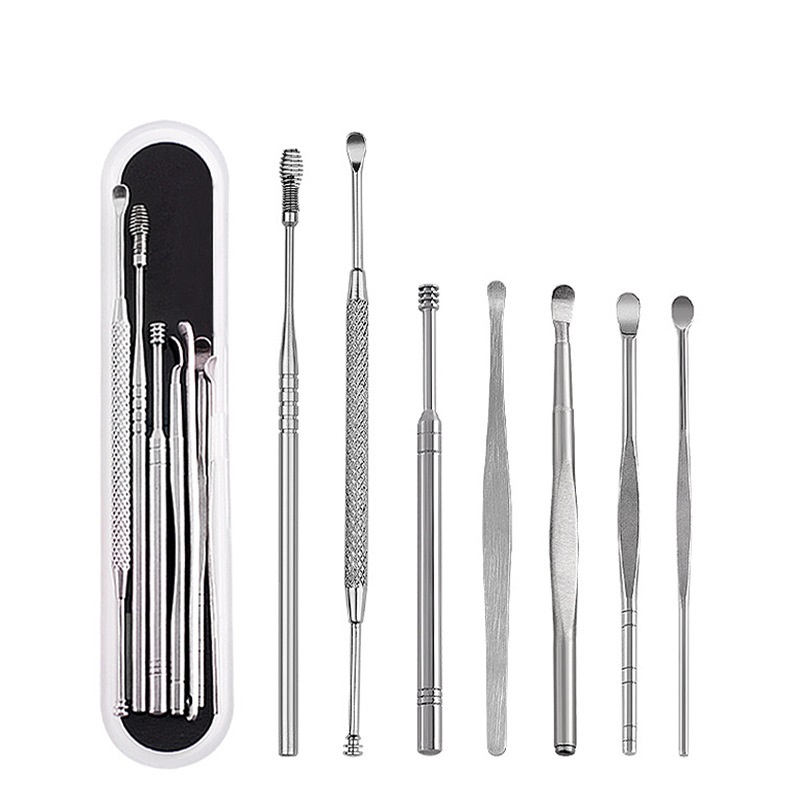 Dụng Cụ Ráy Tai Inox Tiện Dụng (Bộ 7 Món)