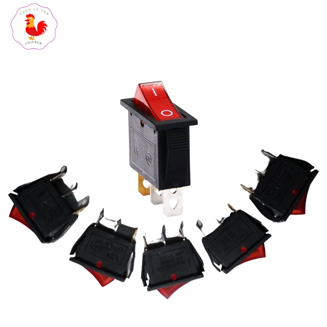 Công Tắc Bập Bênh Có Đèn 15A 3 Chân KCD3