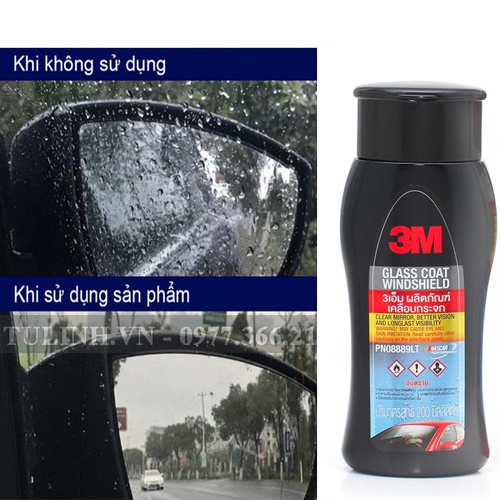 Dung Dịch Phủ Kính Chống Bám Nước 3M