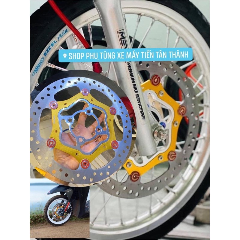 [HCM]Dĩa thắng oversize brembo 267mm đĩa 4 lỗ đĩa 5 lỗ