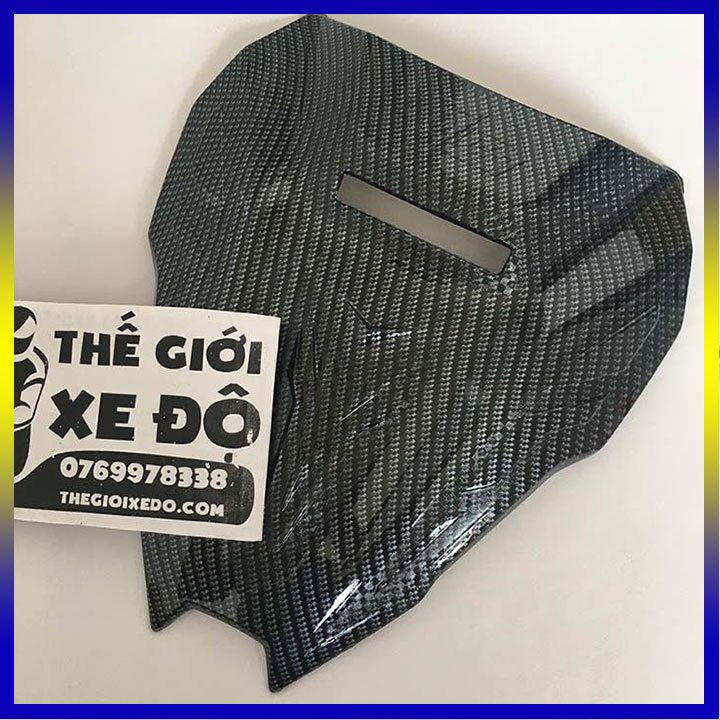 Ốp mặt nạ Air Blade 150 125 cc cacbon - phụ kiện trang trí carbon phần chỉ mũi xe AB 2020 - 2021 - 2022