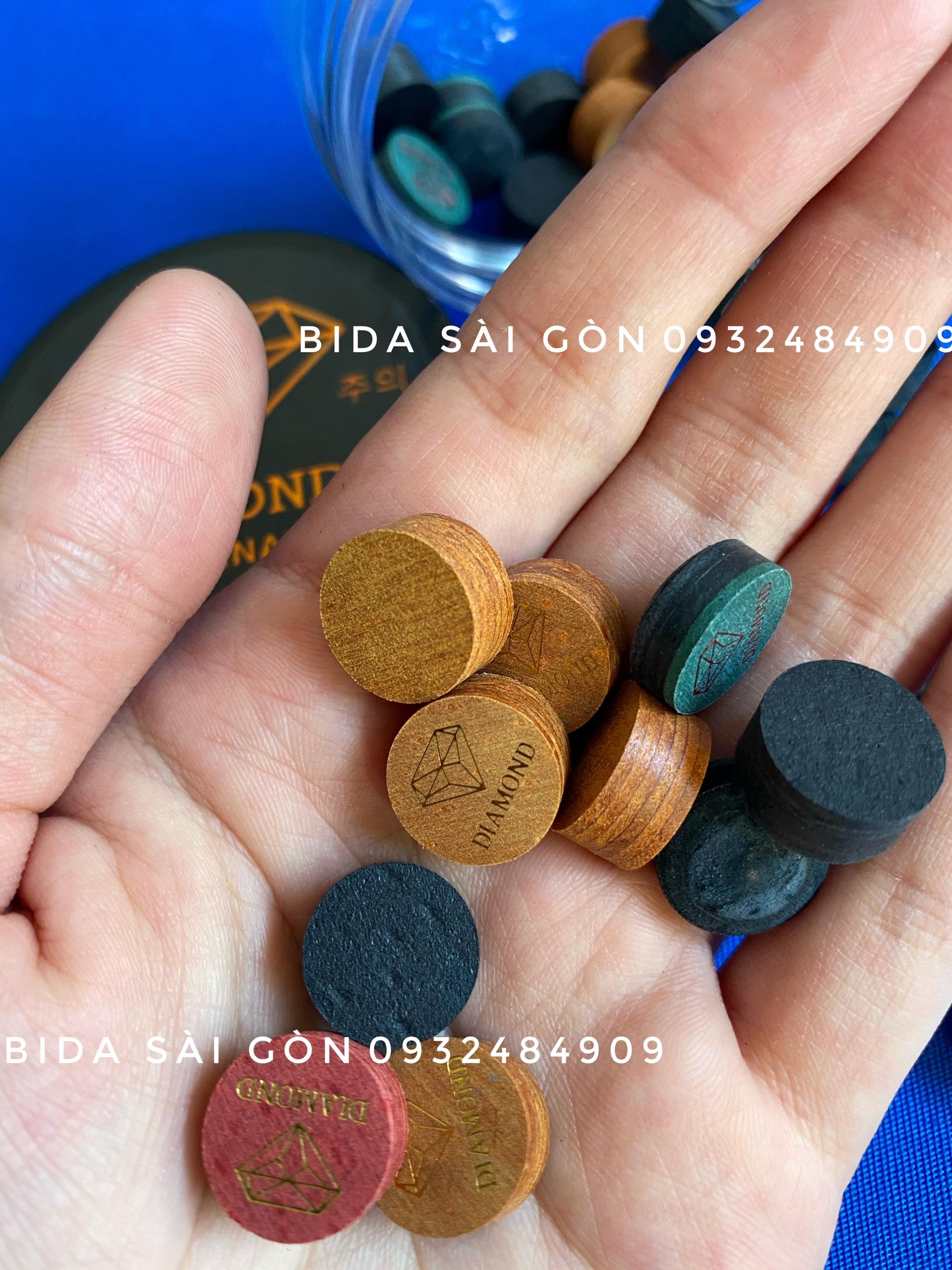 Đầu cơ bida Diamond Hàn Quốc 14mm