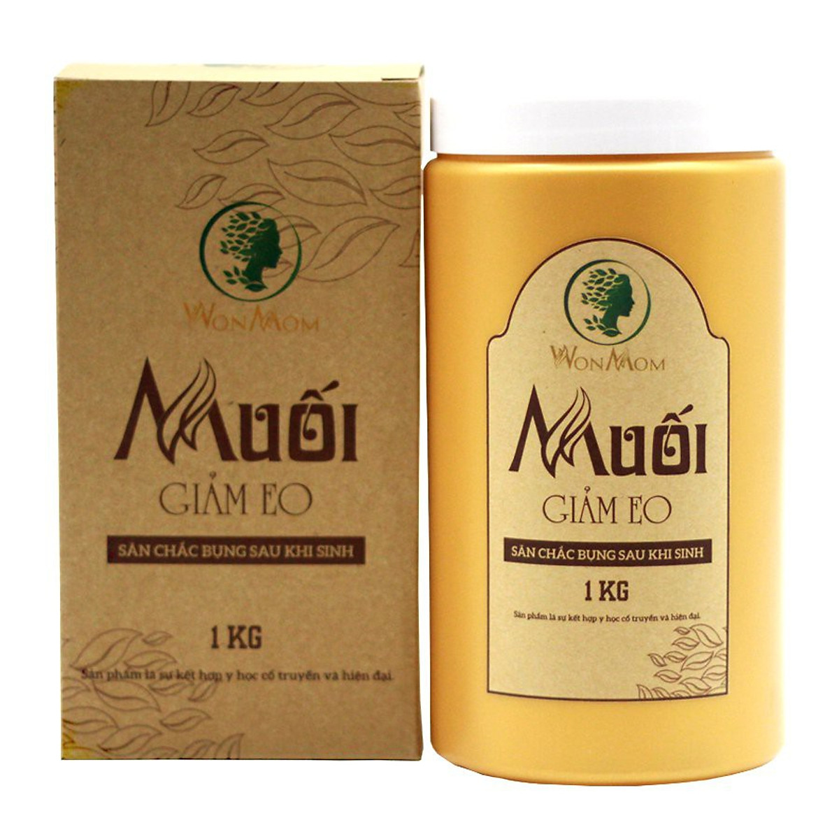 Muối giảm eo sau sinh 1kg Wonmom