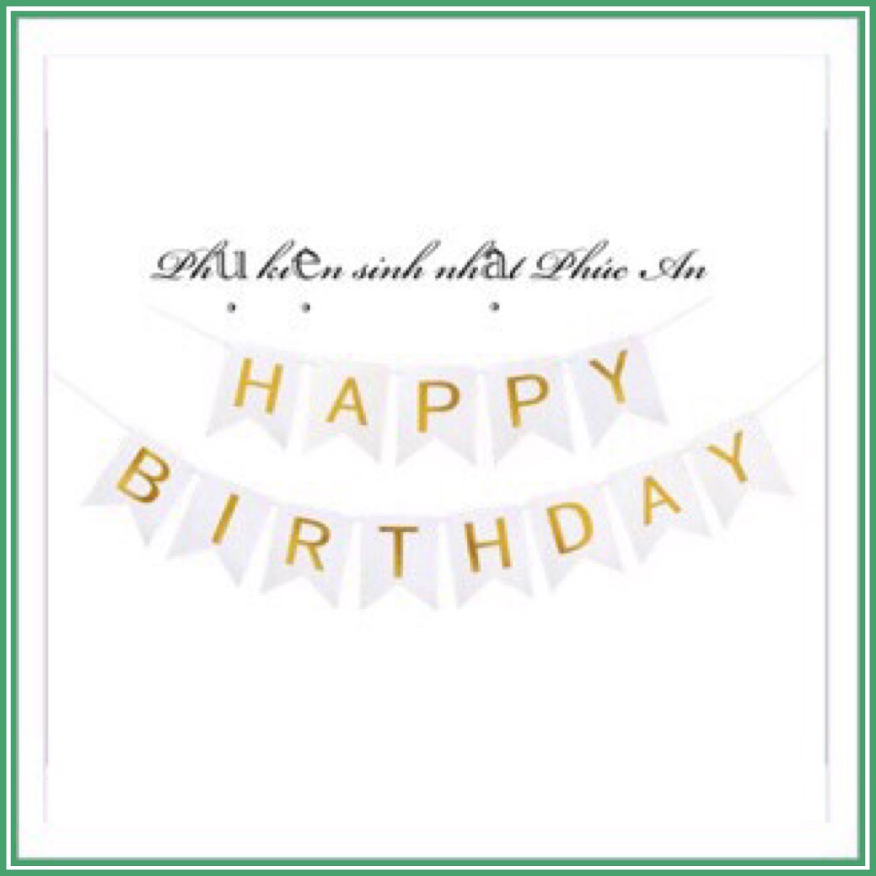 [HCM]Cờ đuôi cá HPBD ép kim phản quang dây dài 2m