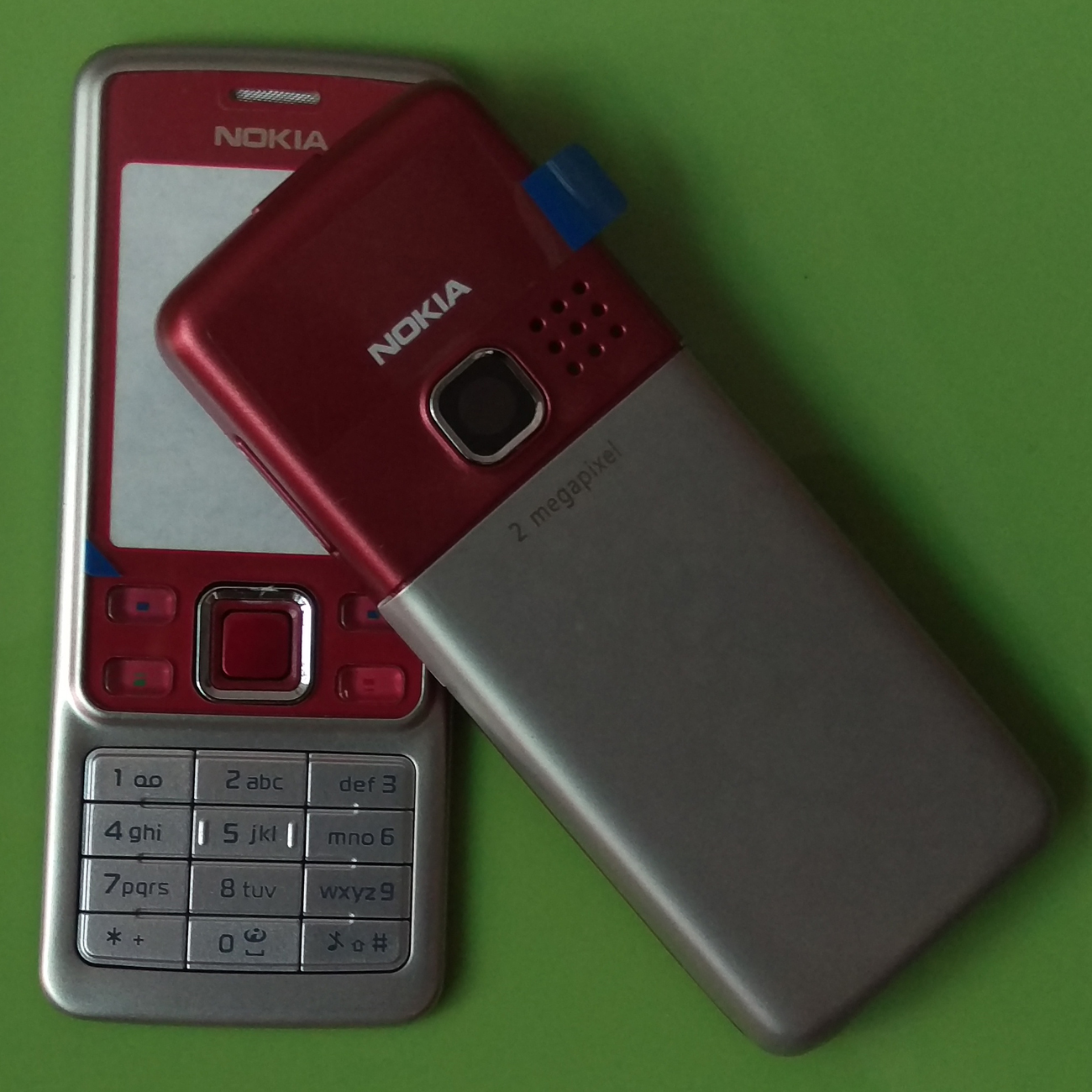 Vỏ + Sườn Nokia 6300 -Vỏ Zin RED