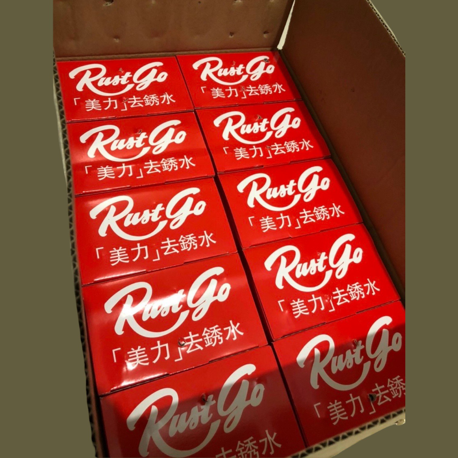 Nước tẩy sét, ố vàng trên vải Rustgo