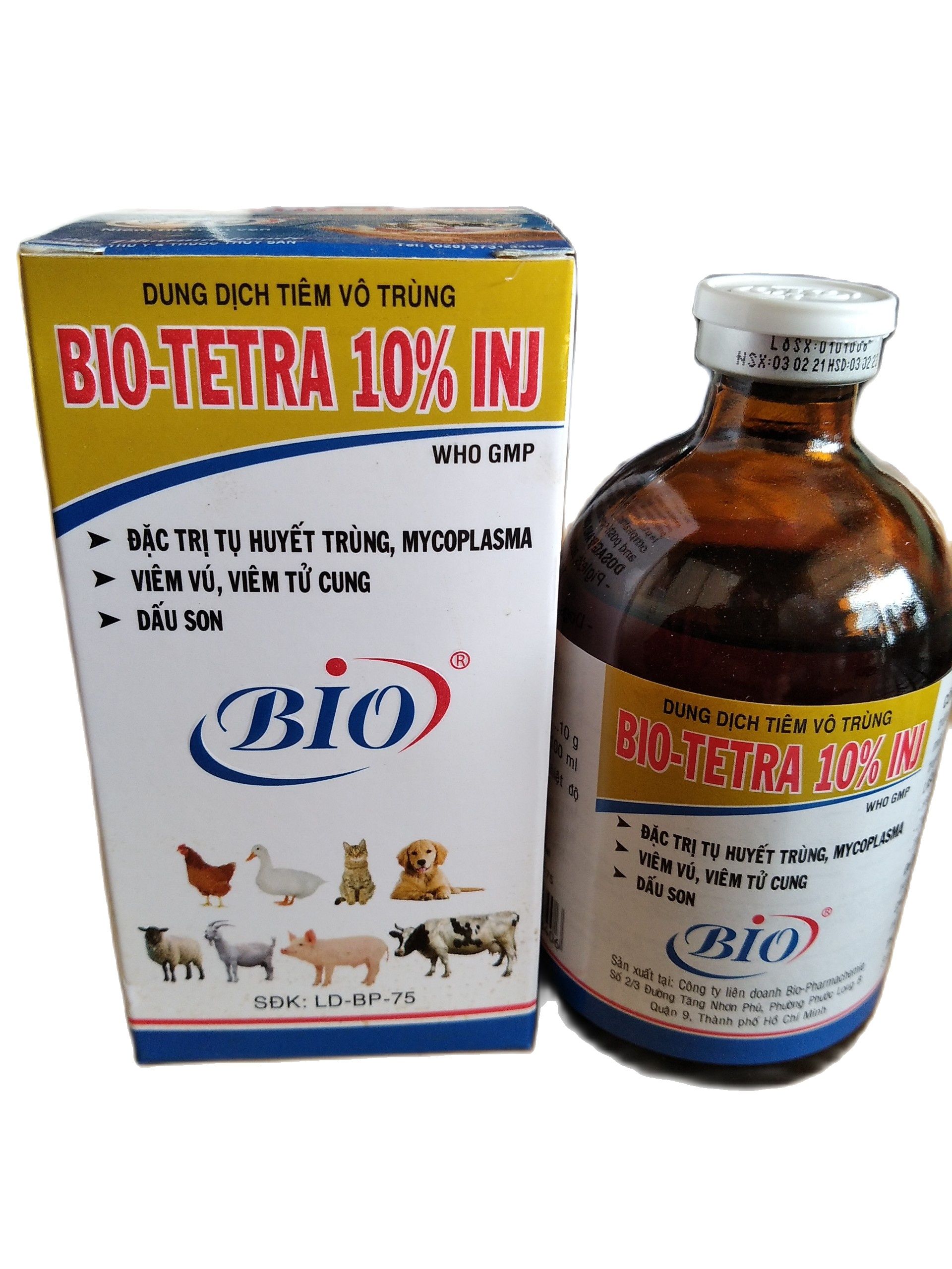 TỤ HUYẾT TRÙNG, VIÊM VÚ, DẤU SON - RUVET VIỆT NAM - DỤNG CỤ THÚ Y - THUỐC THÚ Y