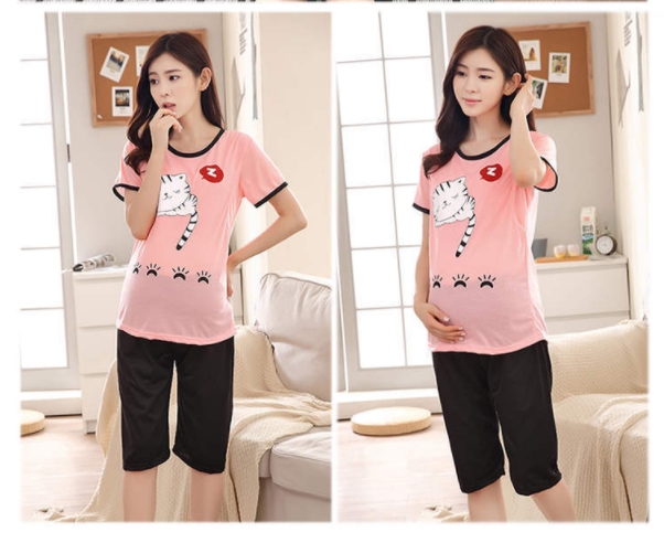 Bộ đồ bầu và sau sinh cho con bú mùa hè