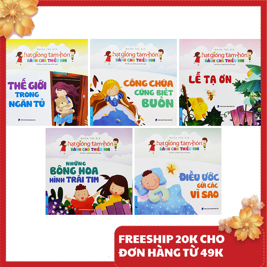 Sách - Hạt giống tâm hồn dành cho thiếu nhi - Combo 5 cuốn bản mới