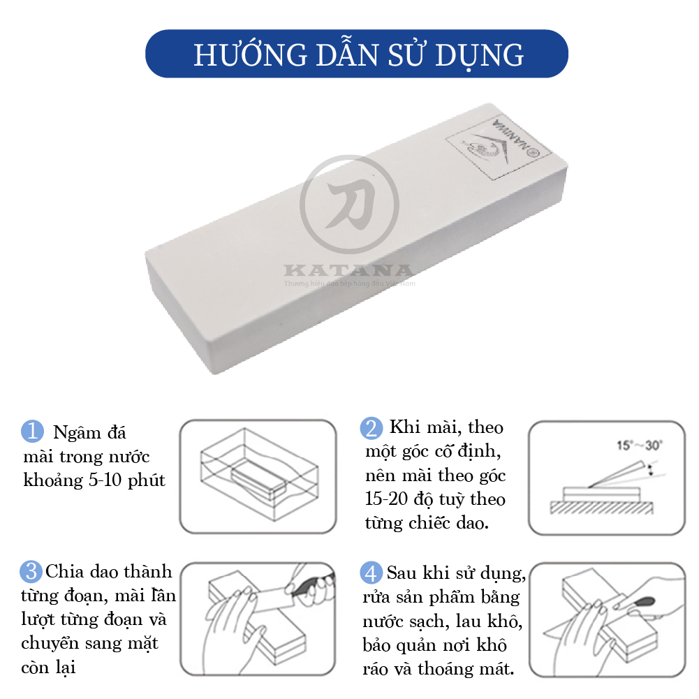Đá mài phá Naniwa #400 ( cỡ vừa) - NAV 400 không kèm đá