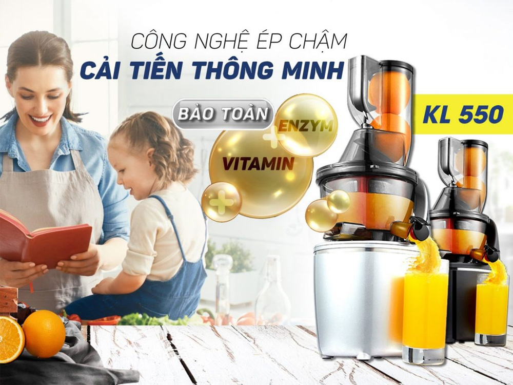 Máy ép chậm Kalite KL-550