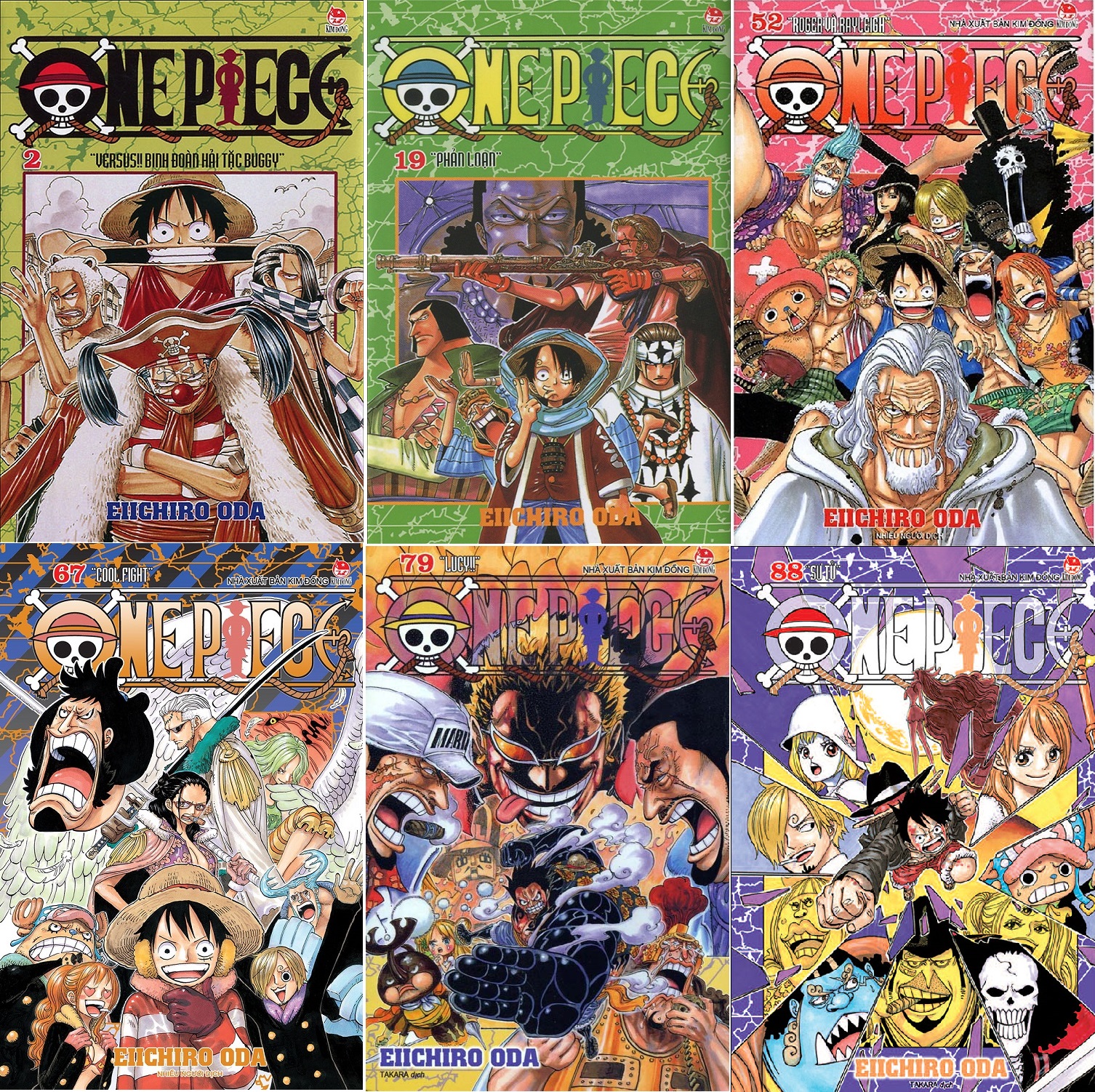 Sách - Combo ONE PIECE Vua hải tặc - 9 quyển (giao ngẫu nhiên) + bán kèm 1 bút viết
