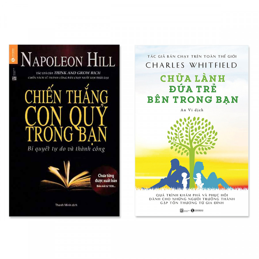 Sách thái hà - combo: chiến thắng con quỷ trong bạn + chữa lành đứa trẻ bên trong bạn