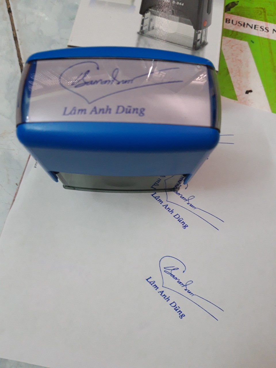 Dấu Chữ Ký size 844 (57mm x 21mm)
