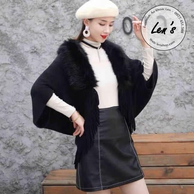 ÁO KHOÁC LEN CHOÀNG CỔ LÔNG