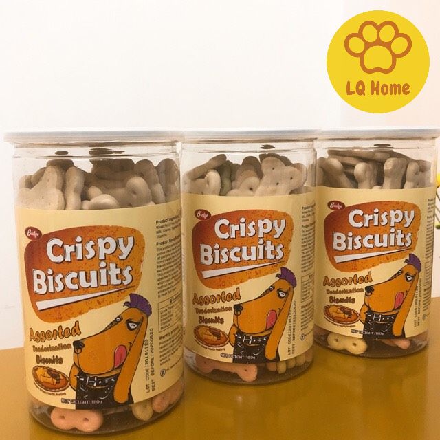 Bánh thưởng Crispy Biscuits cho chó - Hộp 380g
