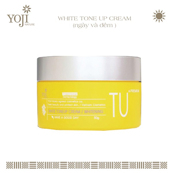 White Tone Up Cream - Kem Dưỡng Trắng Da Ban Ngày YOJI NATURE
