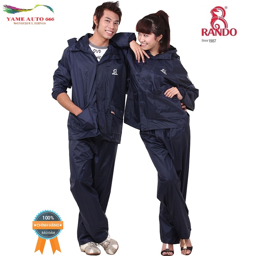 [ CAO CẤP] Rando Bộ quần áo đi mưa vải Best thông dụng (ASNS-27)